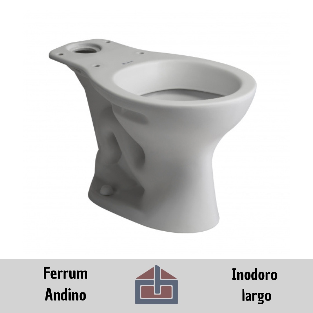 Inodoro largo Ferrum Andino