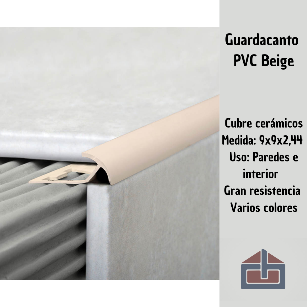 Guardacanto PVC beige